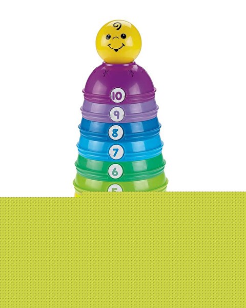 Fisher Price İç İçe Geçebilir 10 Renkli Numaralı Kaplar W4472