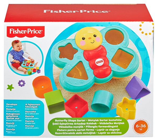 Fisher Price Kelebek 6 Bloklu Şekil Eşleştirme Arkadaşı CDC22