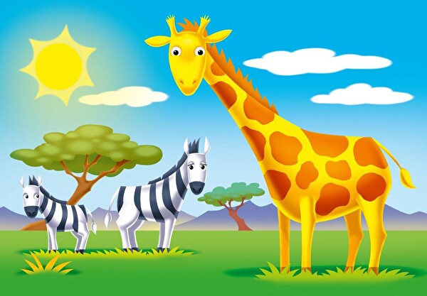 Ravensburger 6/8/10/12 Parça Yaşadığım Yer Puzzle 030583