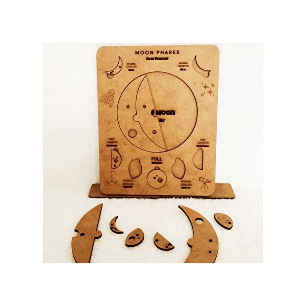 Moon Beavers Ayın Evreleri Boyanabilir Ahşap Oyuncak 83010
