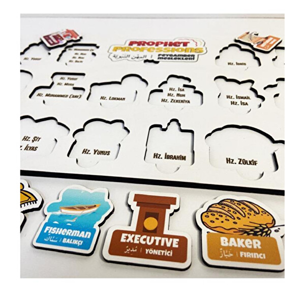 Moon Beavers Peygamber Meslekleri Ahşap Puzzle 83031