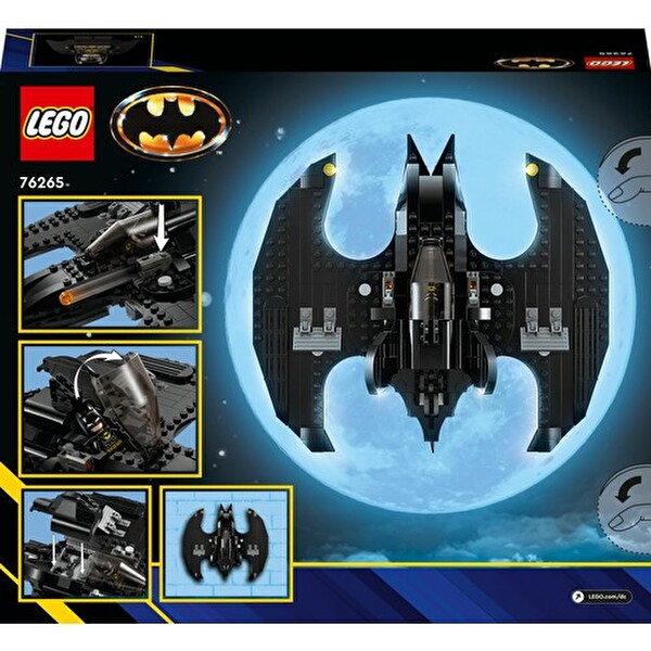 LEGO DC Batwingbatman Joker'e Karşı İkonik Süper Kahraman Uçağı İçeren Yaratıcı Oyuncak Yapım Seti 76265