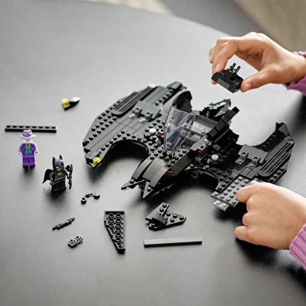 LEGO DC Batwingbatman Joker'e Karşı İkonik Süper Kahraman Uçağı İçeren Yaratıcı Oyuncak Yapım Seti 76265