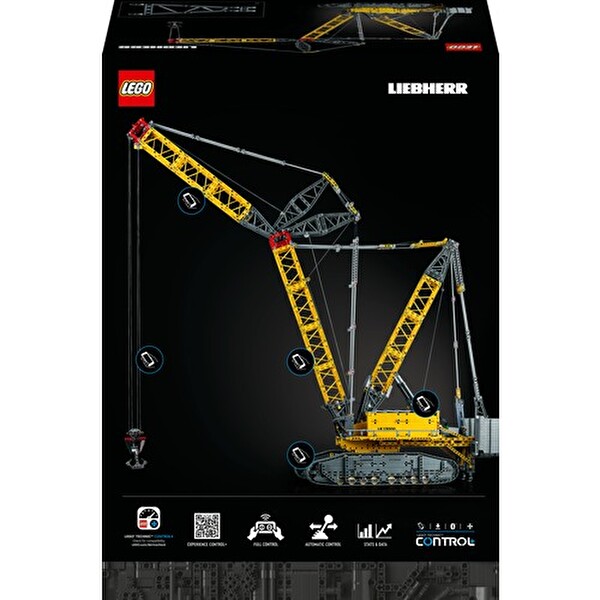 LEGO Technic Liebherr Paletli Vinç Araç Vinç Modeli İçeren Koleksiyonluk ve Sergilenebilir Model Yapım Seti LR 13000 42146