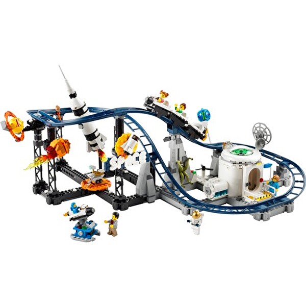 LEGO Creator Uzay Hız Treni-Kule ve Atlıkarınca İçeren Yaratıcı Oyuncak Yapım Seti 31142