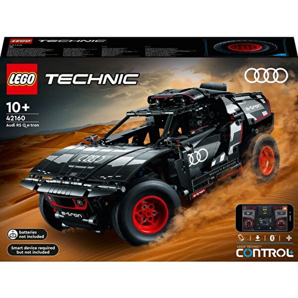 LEGO Technic Audi RS Q E-tron Uzaktan Kumandalı Ralli Arabalarını Seven Çocuklar İçin Yaratıcı Oyuncak Yapım Seti 42160