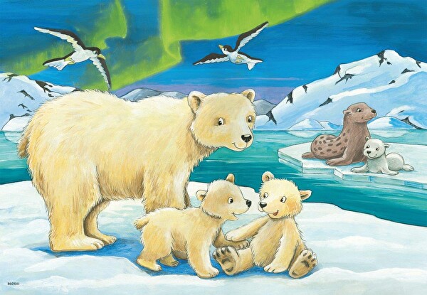 Ravensburger 2x12 Parçalı Puzzle Hayvan Yavruları 050956