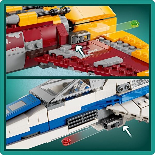 LEGO Star Wars:Ahsoka Yeni Republic E-Wing Shin Hati’nin Starfighter’ına Karşı 75364