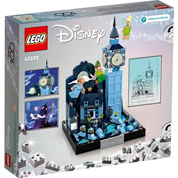 LEGO 466 Parça Disnep Peter Pan & Wendy's Flight Over London 43232