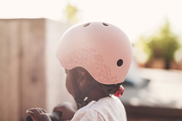 Scoot and Ride Helmet Reflective XXS-S Pembe Bebek Kaskı 181206-96496