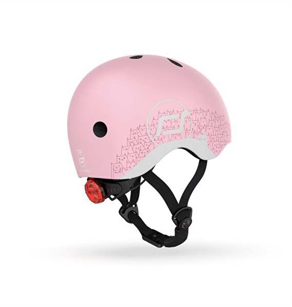 Scoot and Ride Helmet Reflective XXS-S Pembe Bebek Kaskı 181206-96496