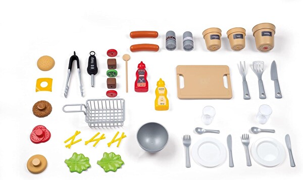 Smoby Bahçe Mutfağı ve Barbekü Oyun Seti 312004
