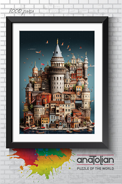 Anatolian 1000 Parça Galata Puzzle 1158