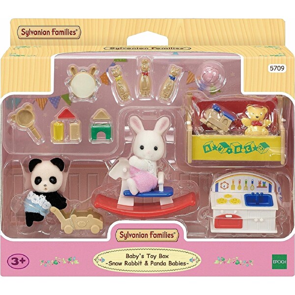 Sylvanian Families Tavşan ve Panda Bebeğin Oyun Odası 5709