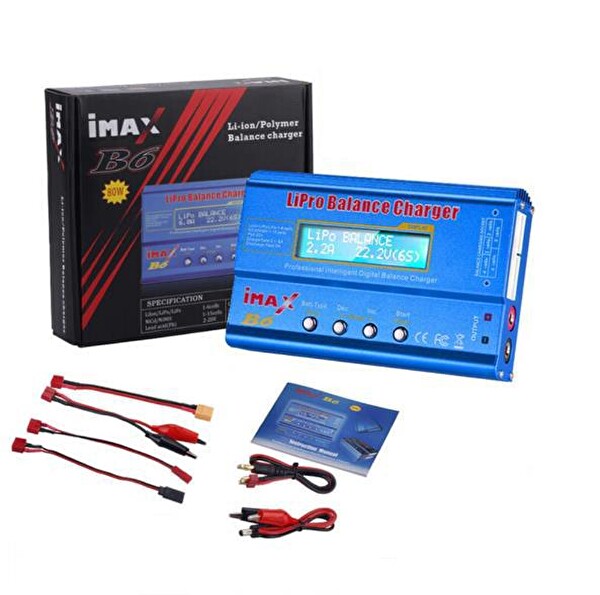 Imax B6 LCD Ekranlı 80 W Digital Lipo Pil Batarya Şarj Cihazı