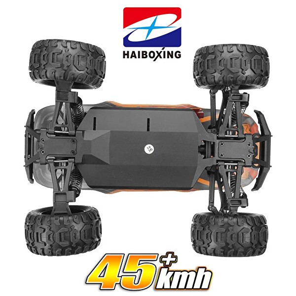 Haiboxing 1/16TH Scale 4WD Brushless Truck RTR Mavi Uzaktan Kumandalı Araba - 1500 mAh 7.4V 2S 30C Lipo Batarya
