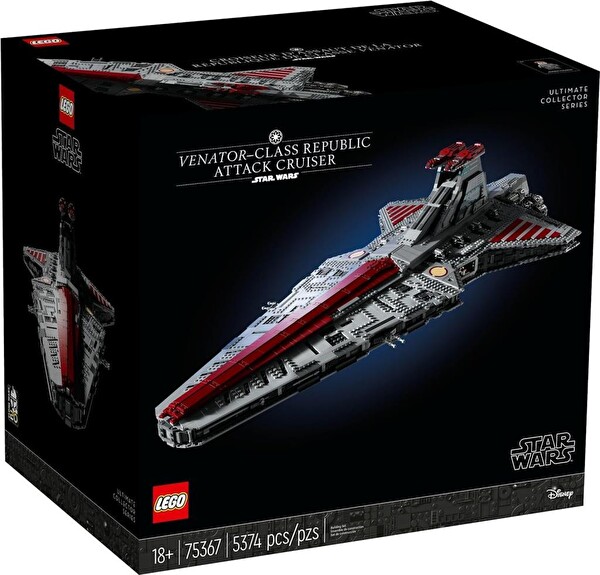 LEGO Venator Sınıfı Cumhuriyet Saldırı Kruvazörü 75367