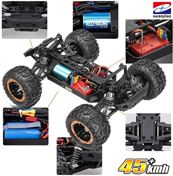 Haiboxing RC 1/16 Destroyer Rtr Elektrikli 4wd Brushless Uzaktan Kumandalı RC Model Araba