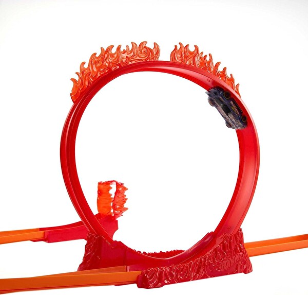 Hot Wheels Track Builder Alev Temalı Akrobasi Seti HMC04