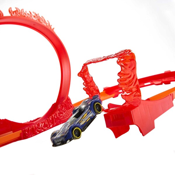 Hot Wheels Track Builder Alev Temalı Akrobasi Seti HMC04