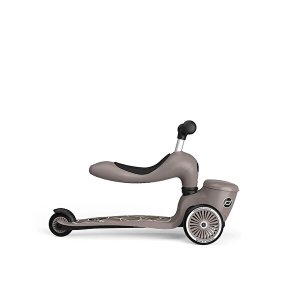 Scoot and Ride Highwaykick 1 Lifestyle Brown Lines Scooter 210621-96605
