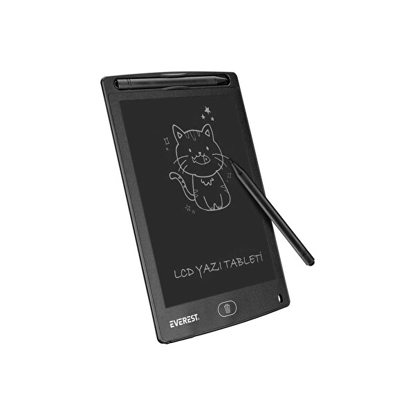 Everest EV-DY100 Siyah Tek Tuşla Sil Dijital Yazı Tahtası