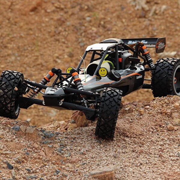 Haiboxing SY Racing 1/5 Baja 5B 30.5CC RTR Kurşunsuz Benzinli Uzaktan Kumandalı RC Arazi Model Gri Araba
