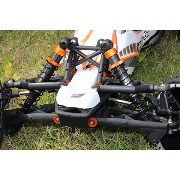 SY Racing 1/5 Baja 5B 30.5CC RTR Kurşunsuz Benzinli Uzaktan Kumandalı 75 CM Offroad RC Arazi Model Beyaz-Gri Araba