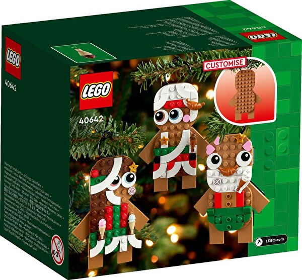 LEGO Seasonal Iconic Zencefilli Kurabiye Süsleri 40642
