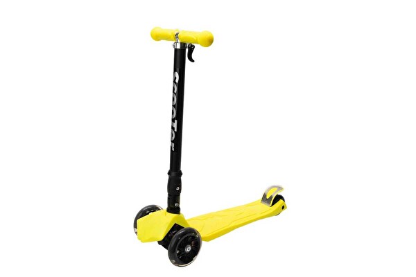 Xslide Işıklı Tekerlekli Sarı Scooter