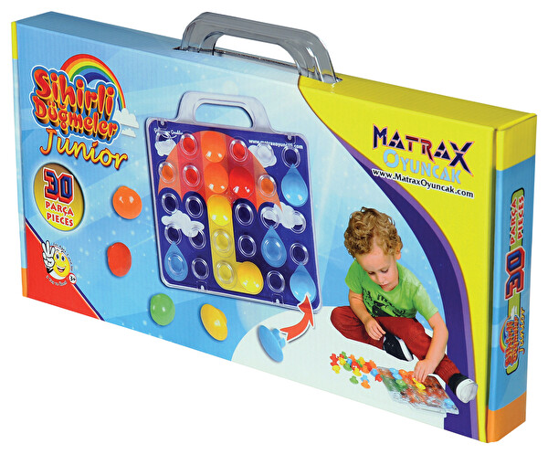 Matrax Oyuncak Junior 30 Parça Sihirli Düğmeler 039
