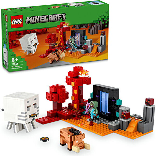LEGO LEGO Minecraft Nether Geçidi Pususu 21255