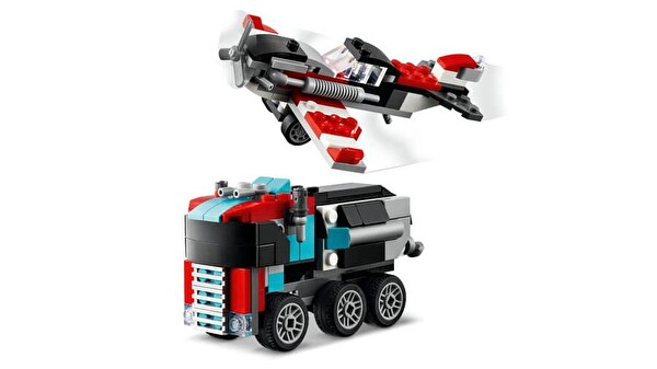 LEGO Creator Helikopterli Açık Kasa Kamyon 31146