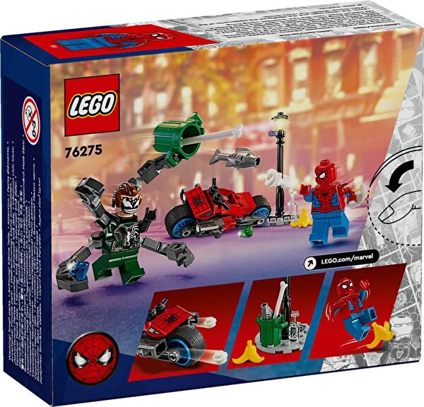 LEGO Marvel Motosiklet Takibi Spider-Man Doktor Oktopus’a Karşı 76275
