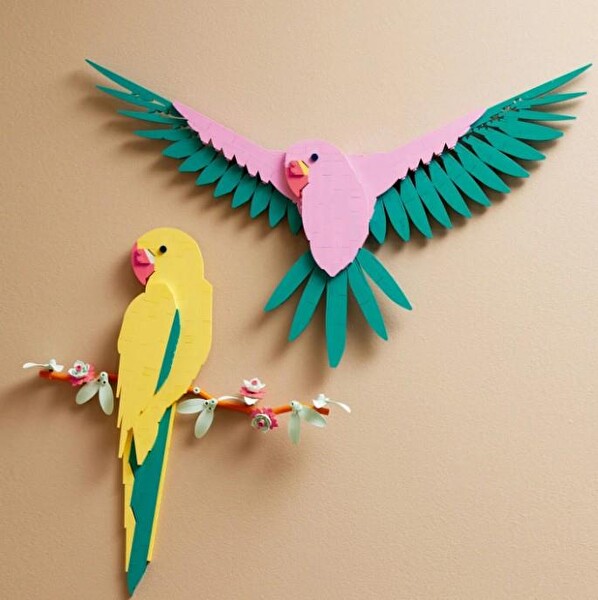 LEGO Art Fauna Koleksiyonu Macaw Papağanları 31211