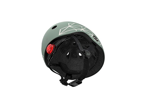 Scoot and Ride Lifestyle XXS-S Green Lines Bebek Kaskı 181206-96562