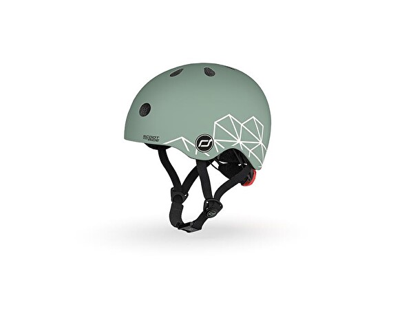 Scoot and Ride Lifestyle XXS-S Green Lines Bebek Kaskı 181206-96562