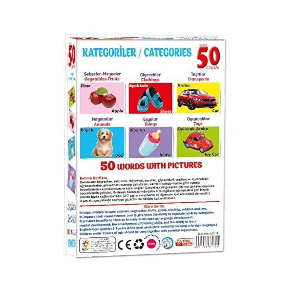 Laço Kids İlk 50 Kelime LCFK7136
