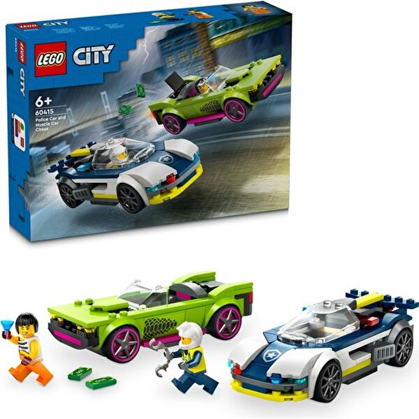 LEGO LEGO City Polis Arabası ve Spor Araba Takibi 60415