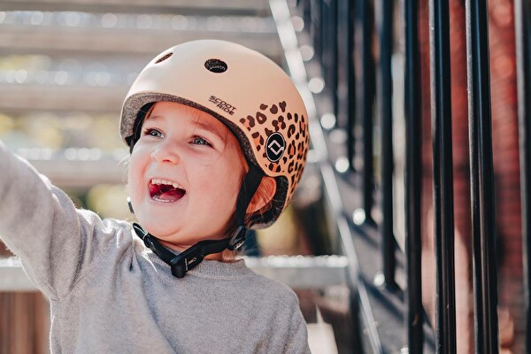 Scoot and Ride Lifestyle XXS-S Leopard Bebek Kaskı 181206-96561