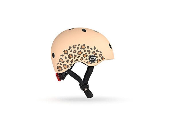 Scoot and Ride Lifestyle XXS-S Leopard Bebek Kaskı 181206-96561