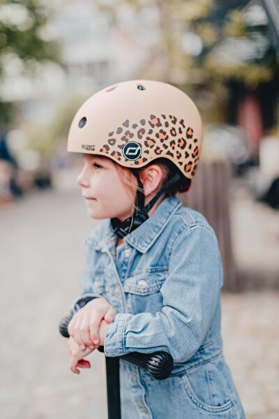 Scoot and Ride Lifestyle XXS-S Leopard Bebek Kaskı 181206-96561