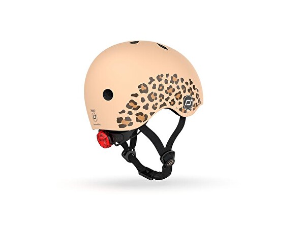 Scoot and Ride Lifestyle XXS-S Leopard Bebek Kaskı 181206-96561