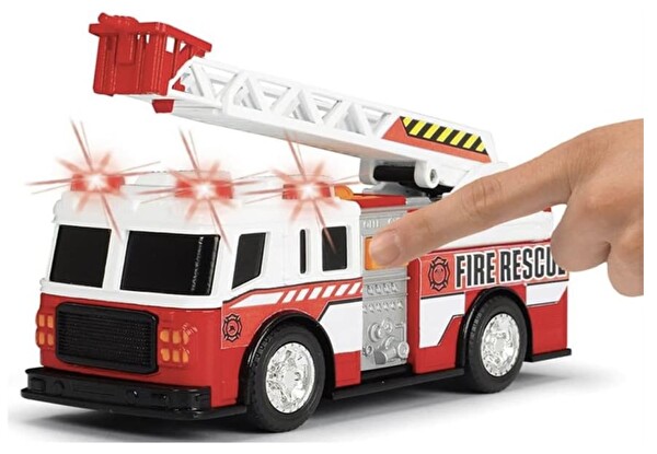 Dickie Toys Sesli ve Işıklı Hareketli Merdivenli İtfaiye Aracı 203302014