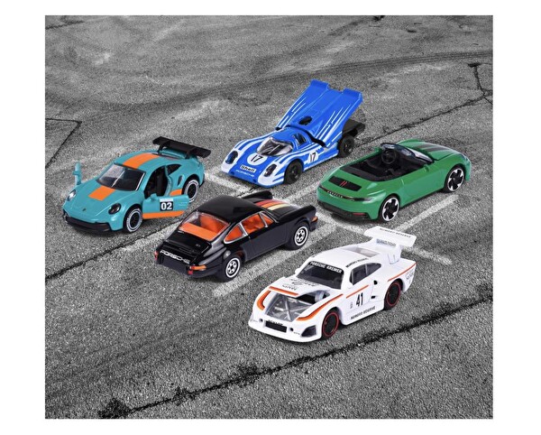 Majorette Porsche Motorsport Die-Cast Metal Model Arabalar 5'li Set 212053172