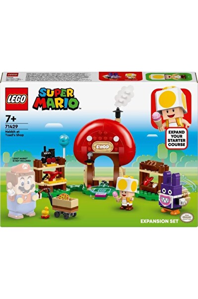 LEGO Super Mario Nabbit Toad'un Dükkanında Ek Macera Seti 71429
