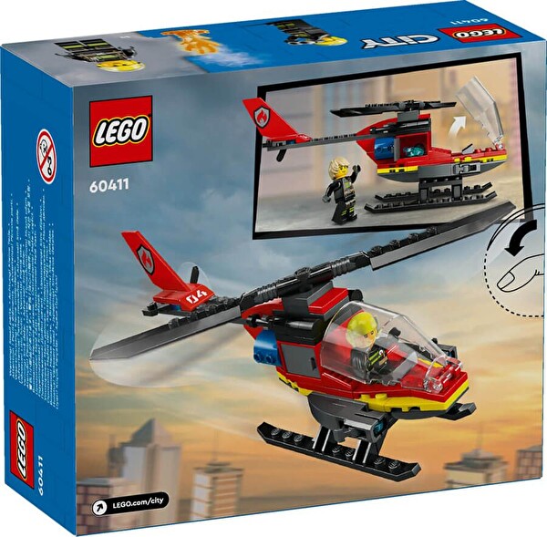 LEGO City İtfaiye Kurtarma Helikopteri 60411