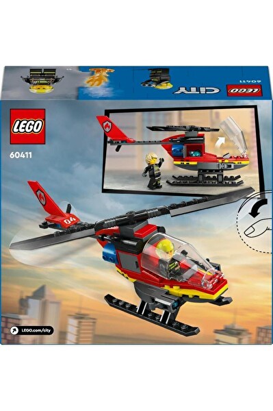 LEGO City İtfaiye Kurtarma Helikopteri 60411