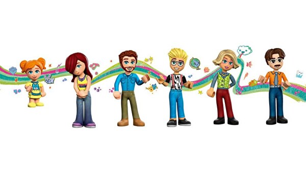 LEGO Friends Olly Ve Paisley'nin Aile Evleri 42620