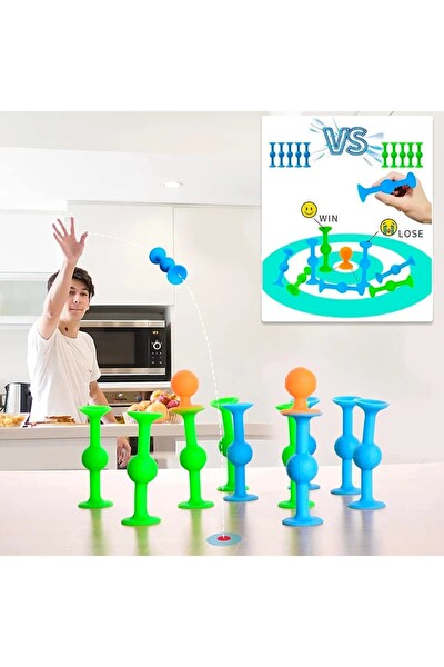ThinkMaster Popit Dart Vakum Molekül Pop 10+2 Parça Dart Oyunu